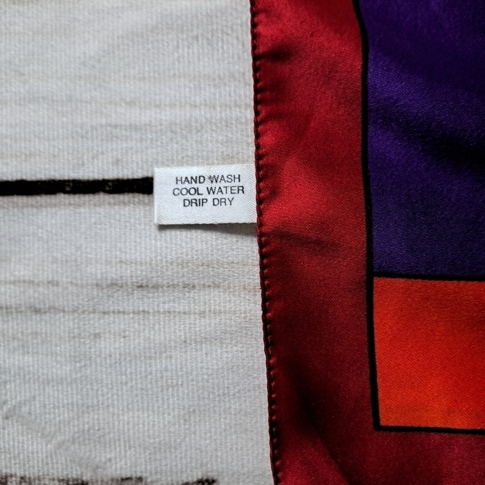 Colorful Window Pane Look Color Block Scarf - Picture 5 of 14